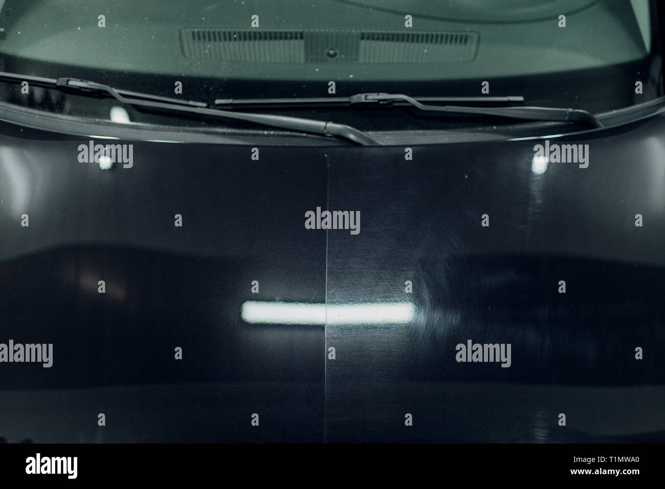 Waxing Before And After Car