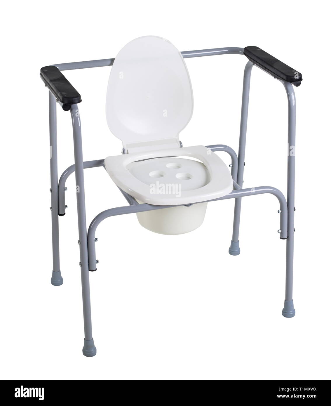 Toilet chair for rehabilitation in postoperative period, the elderly