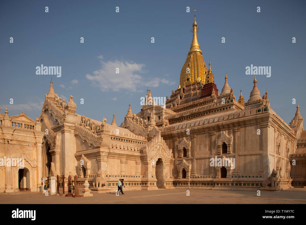 Ananda temple, Old Bagan village area, Mandalay region, Myanmar, Asia Stock Photo