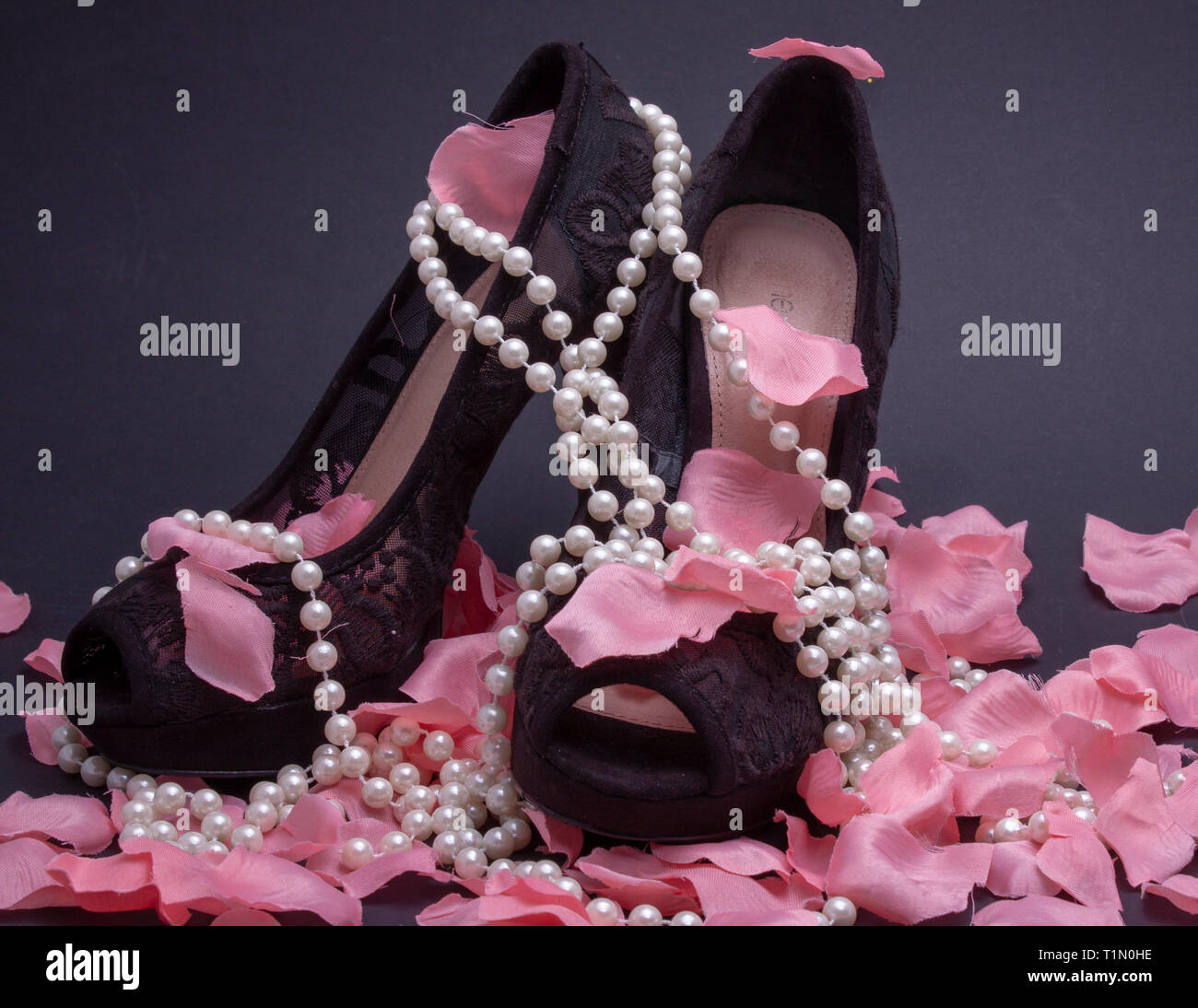 pearls and heels