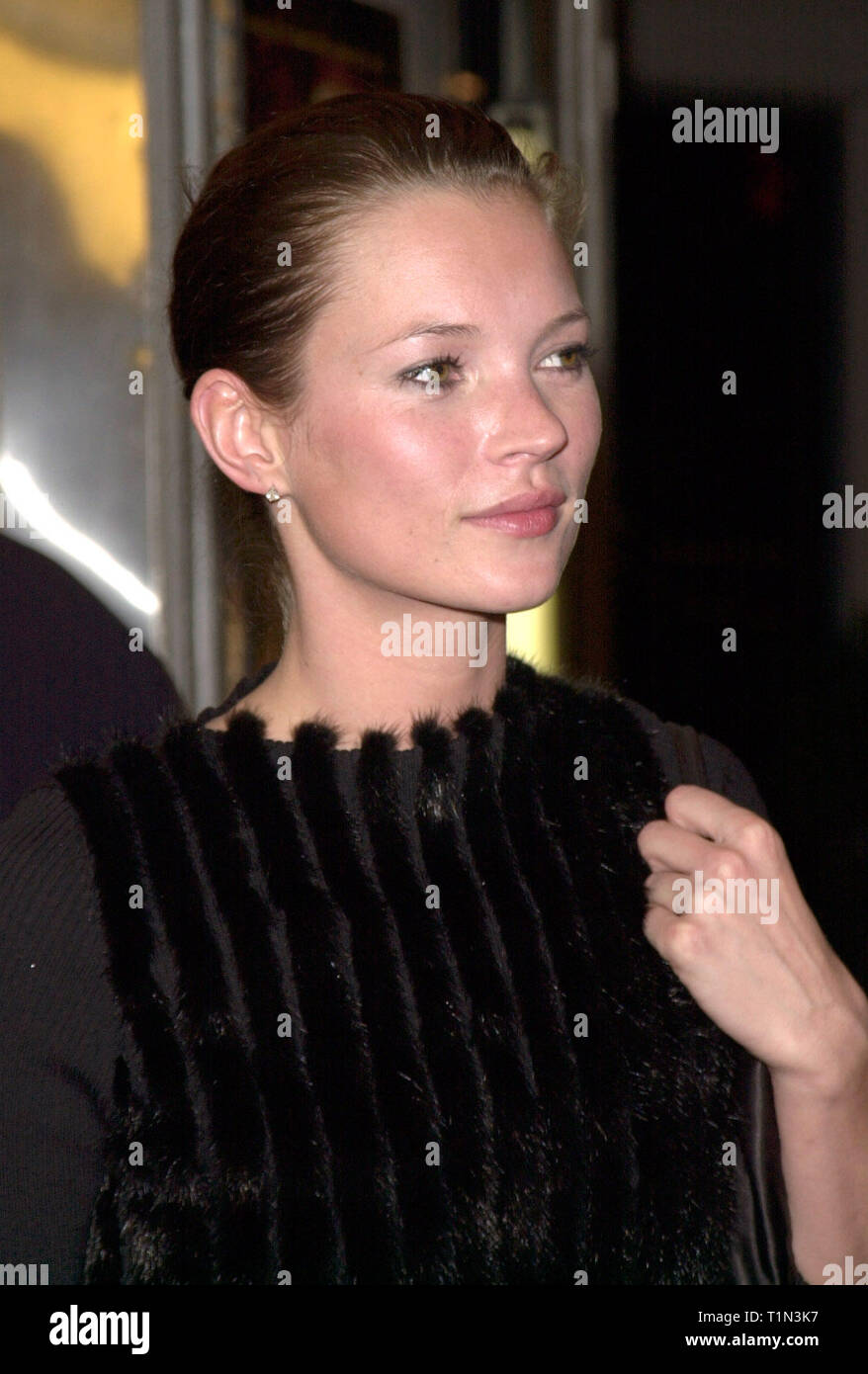 LOS ANGELES, CA. December 12, 1999: Supermodel Kate Moss at the Los ...