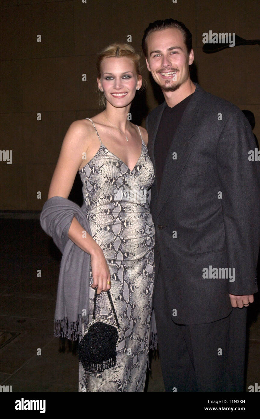 LOS ANGELES, CA. December 13, 1999: Actor Liam Waite & Actress