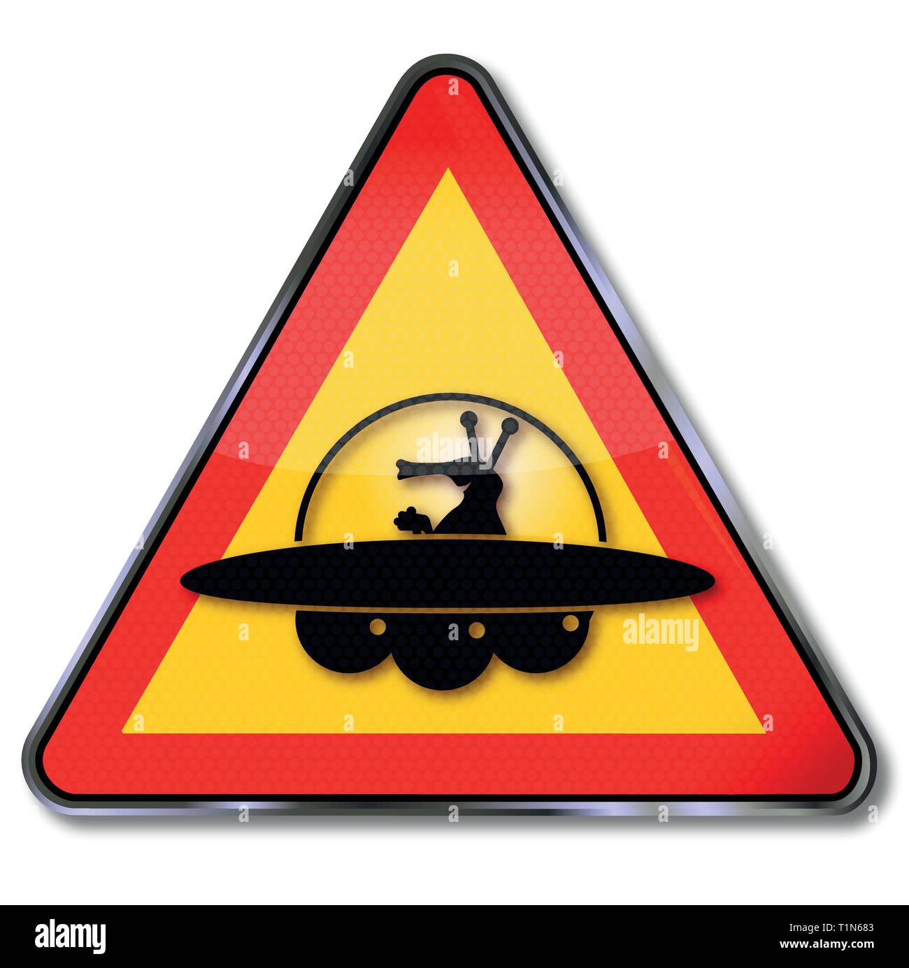 Attention martians, science fiction and ufo Stock Vector