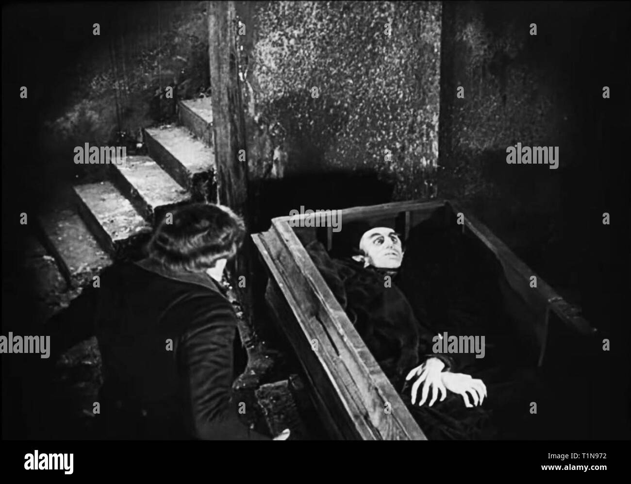 Nosferatu 1922 movie starring Max Schreck directed by F.W. Murnau Stock ...