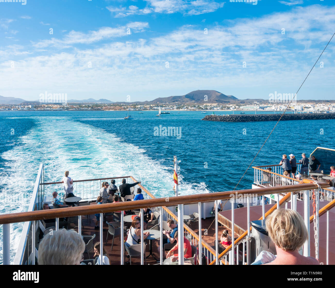 Fuerteventura Canary Islands Spain Tourists Making The