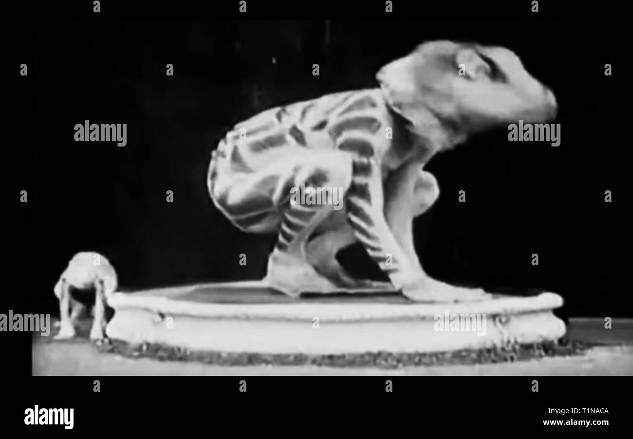 creepy old screenshot from a vintage fantasy horror movie Stock Photo ...