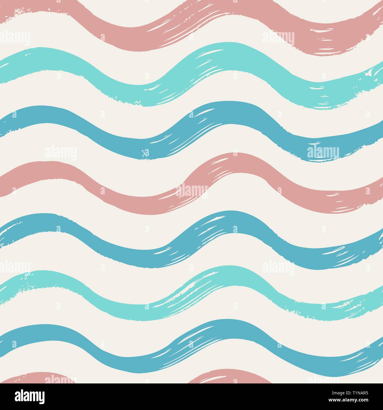 Hand drawn ethnic pattern. Seamless background. Vector Stock Vector
