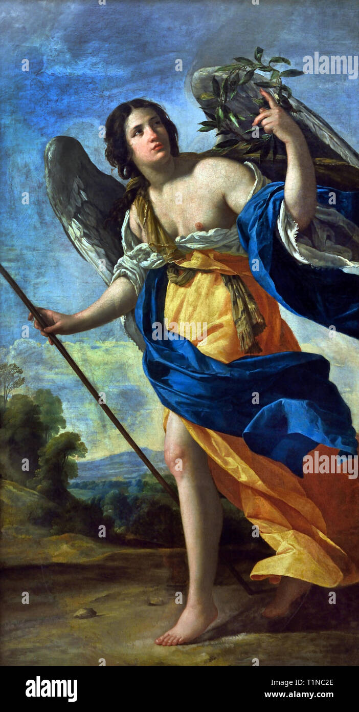 Allegory of Virtue, by Simon Vouet 1590-1649 French French. Stock Photo