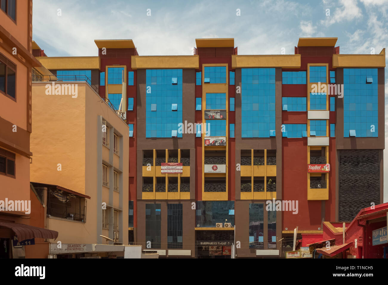 KAMPALA, UGANDA APRIL 11, 2017 Hardware City Hardware City is in the