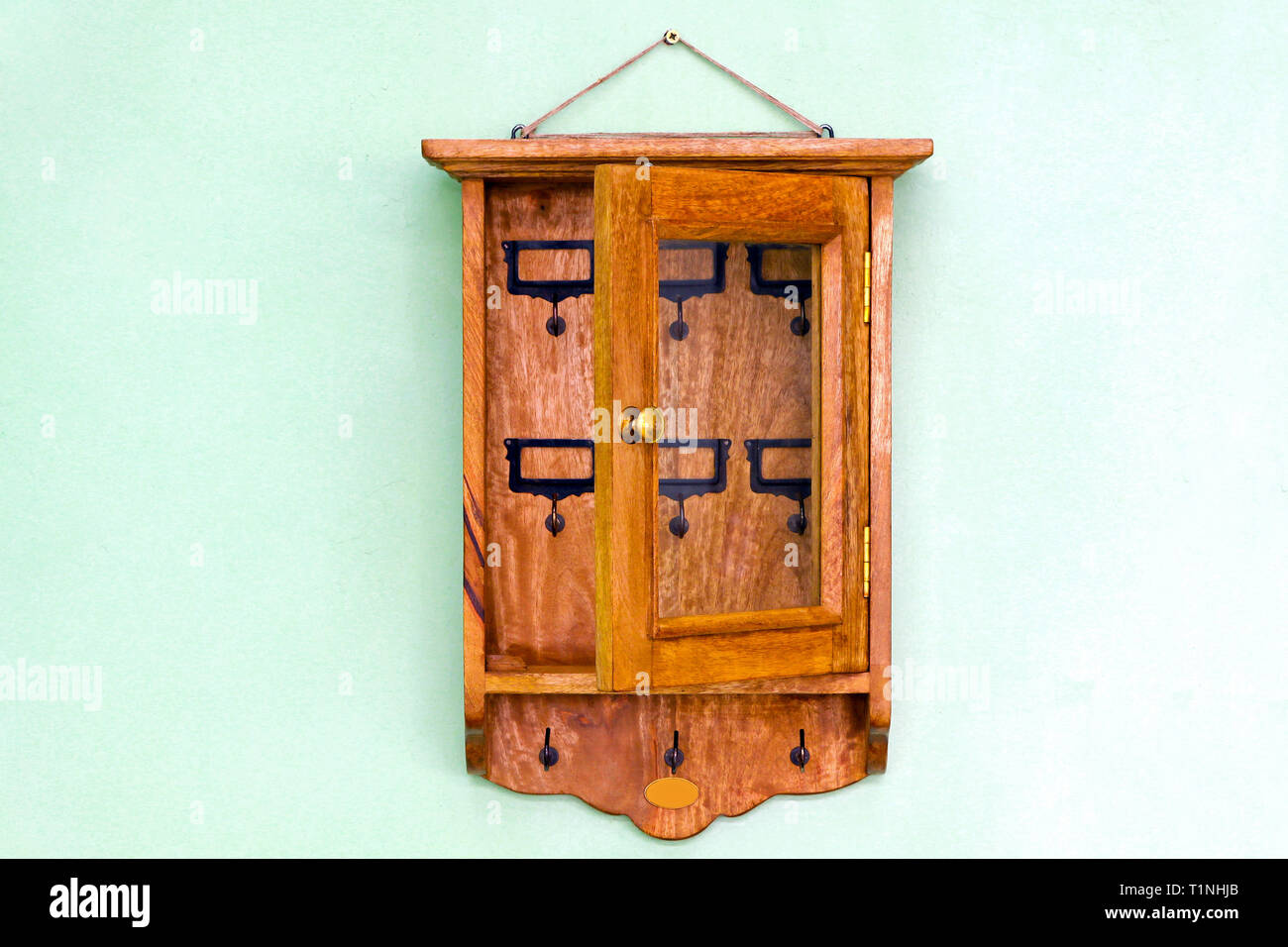 wooden box with door