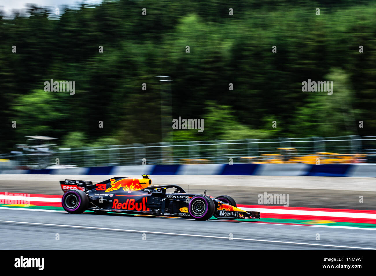 Spielberg/Austria - 06/29/2018 - #33 Max VERSTAPPEN (NDL) in his Red Bull Racing RB14 during FP2 at the Red Bull Ring ahead of the 2018 Austrian Grand Stock Photo
