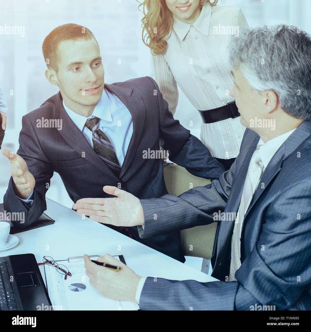 Group people discuss plan hi-res stock photography and images - Alamy