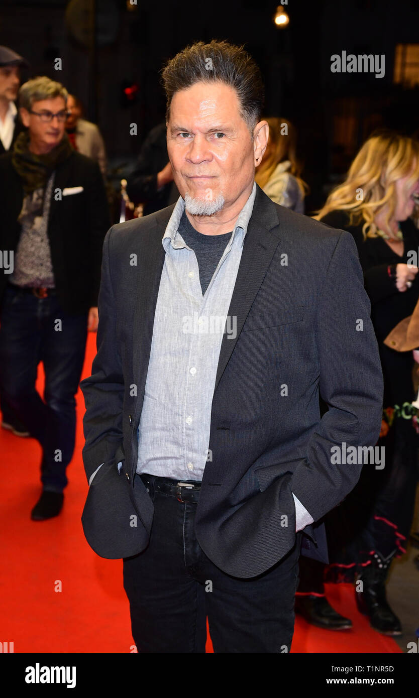 A. Martinez arriving for the pre-premiere screening of Accidental Studio, the documentary telling the story of HandMade Films at Curzon Mayfair, London. Stock Photo