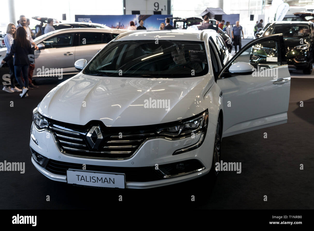 Talisman Display Salzburg, Austria - March 23rd, 2019: The new Renault Talisman on ...