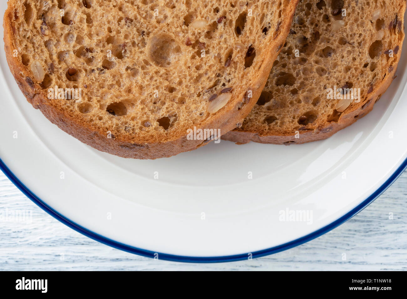 Mold On A Whole Grain Bread Stock Photos Mold On A Whole Grain