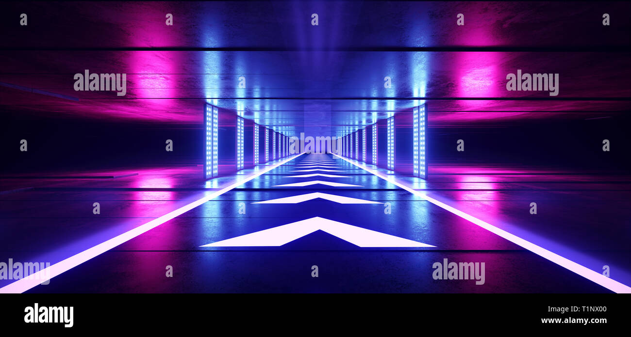 neon floor lights