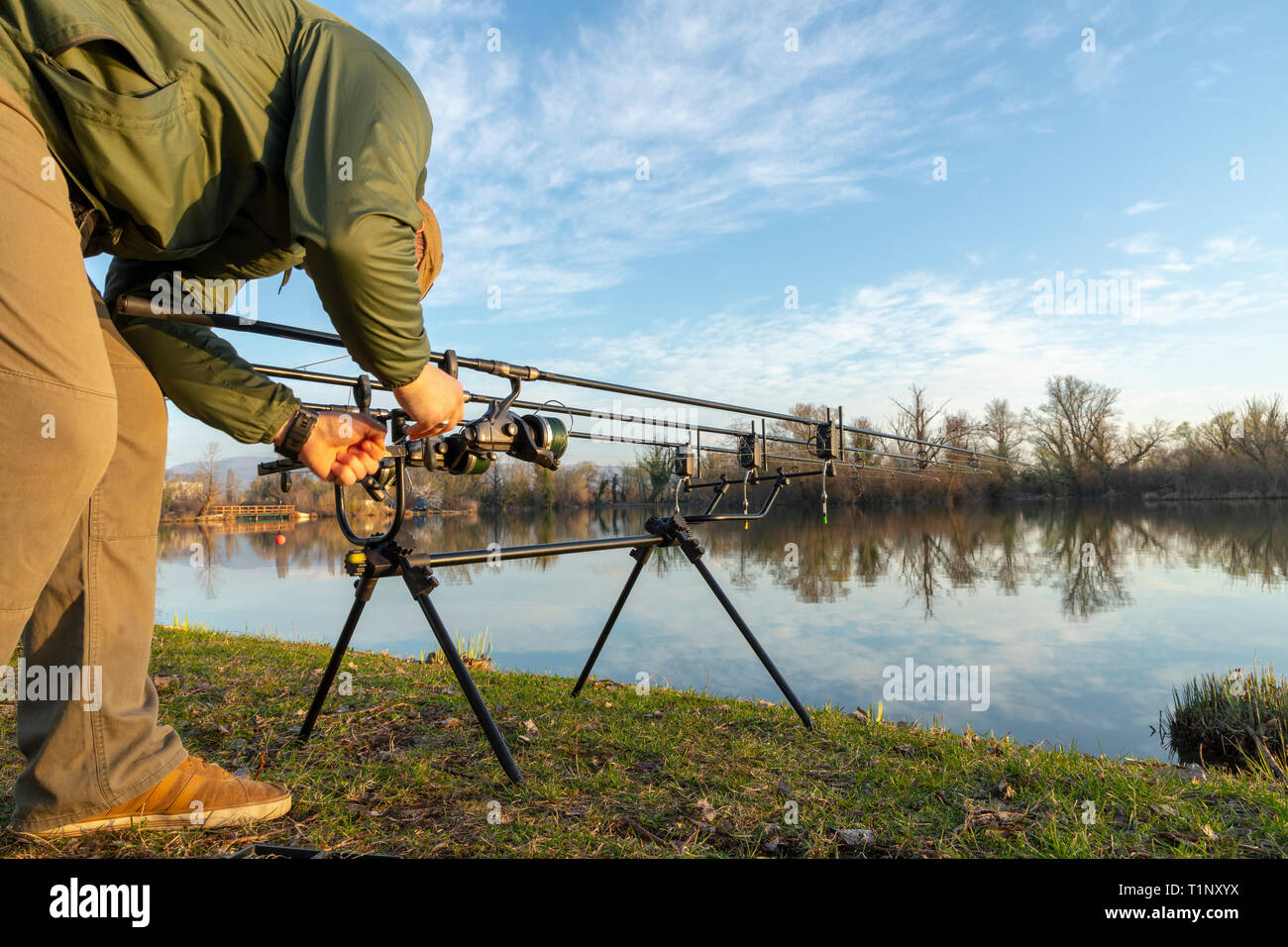 Carp fishing equipment hi-res stock photography and images - Page