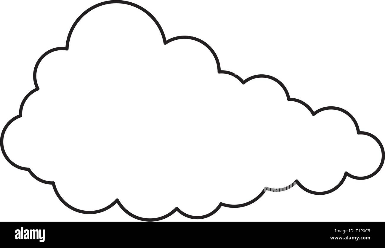 cloud sky isolated icon vector illustration design Stock Vector Image ...