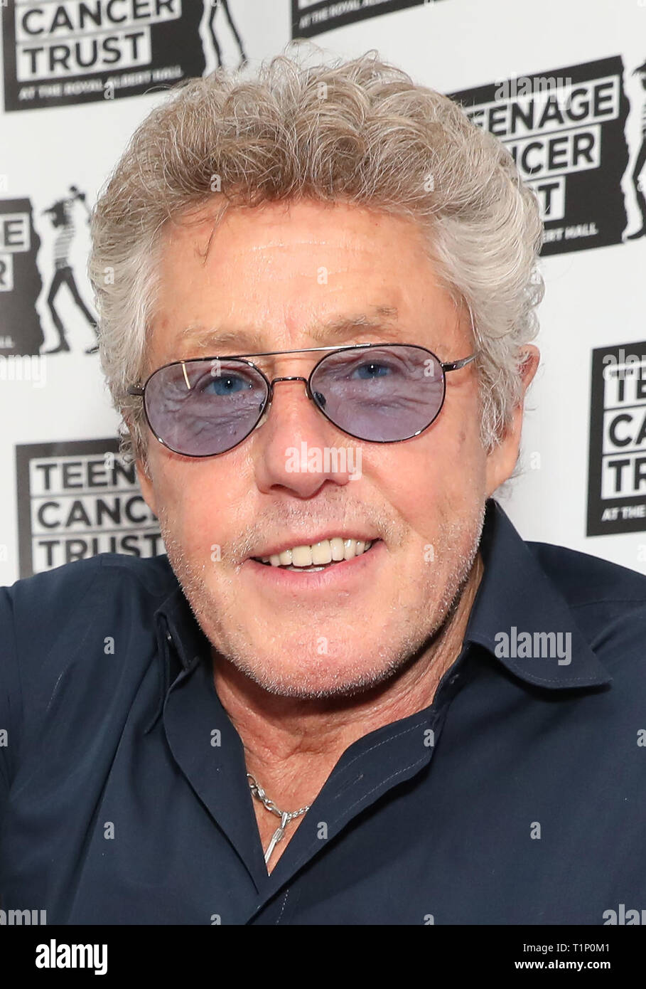 TCT's Honorary Patron Roger Daltrey CBE during the Teenage Cancer Trust Concert, Royal Albert Hall, London. PRESS ASSOCIATION. Picture date: Wednesday March 27, 2019. See PA story SHOWBIZ TCT. Photo credit should read: Isabel Infantes/PA Wire Stock Photo
