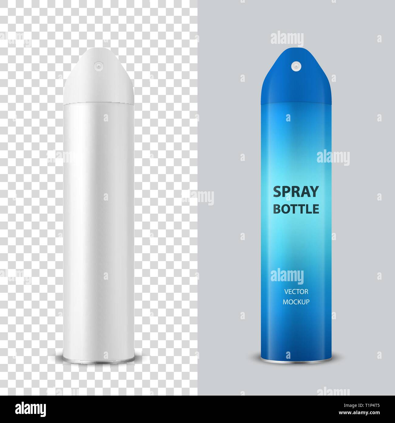 Download Vector 3d Realistic White Blank Spray Can Air Freshener Bottle Closeup Isolated Design Template Of Sprayer For Mock Up Package Hairspray Stock Vector Image Art Alamy