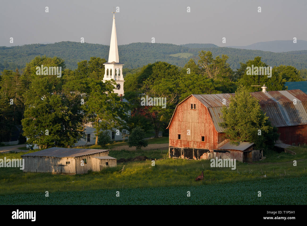 Peacham Caledonia County Vermont Usa Stock Photo - 