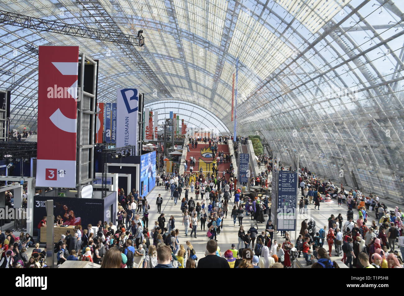 Leipziger Buchmesse 2019 Leipzig 23 03 2019 Stock Photo