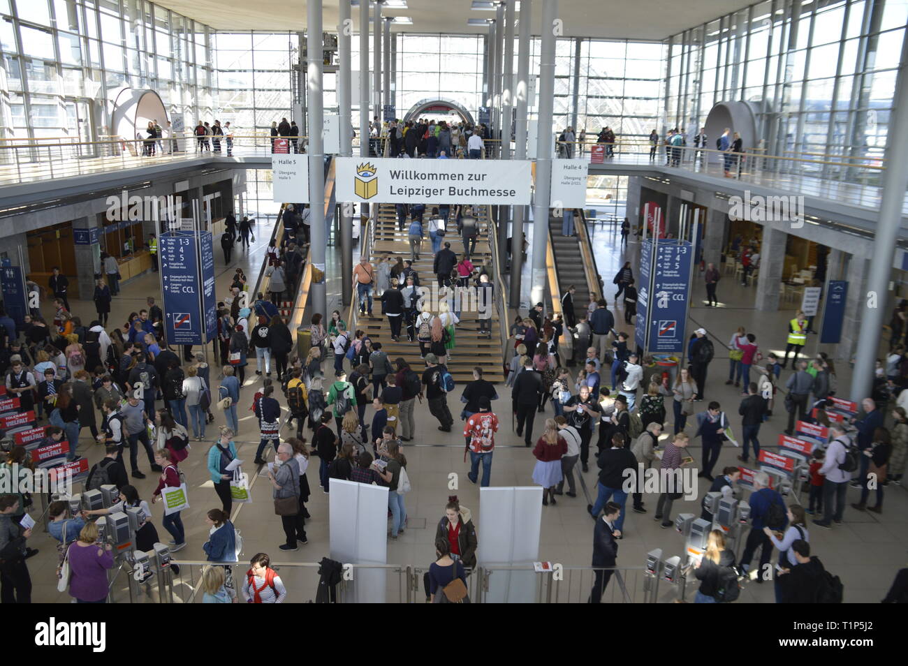 Leipziger Buchmesse 2019 Leipzig 23 03 2019 Stock Photo