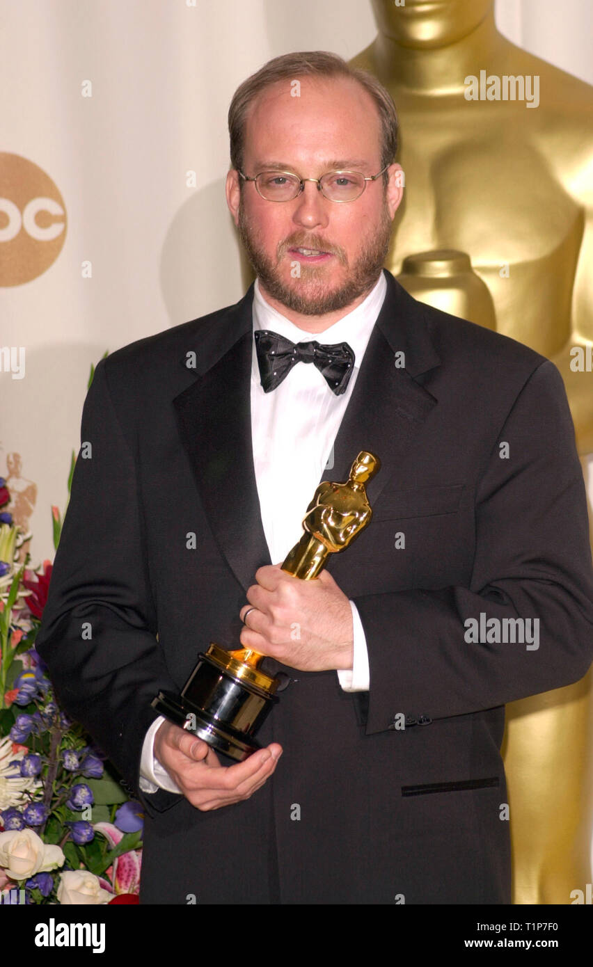 LOS ANGELES, CA. March 26, 2000 "The Matrix" sound effects editor Dane