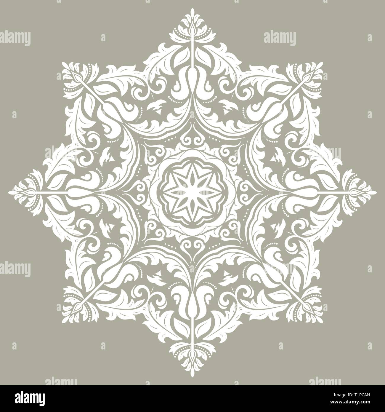 Oriental Abstract Vector Pattern Stock Vector
