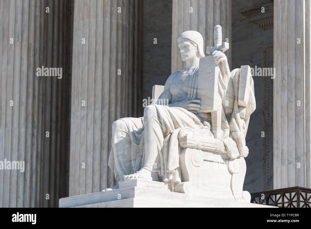 US Supreme Court in Washington DC, USA Stock Photo