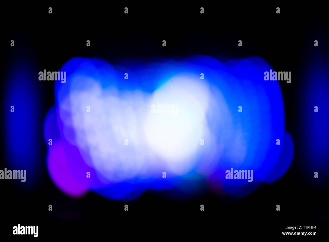Colorful bokeh lights on a black background Stock Photo - Alamy