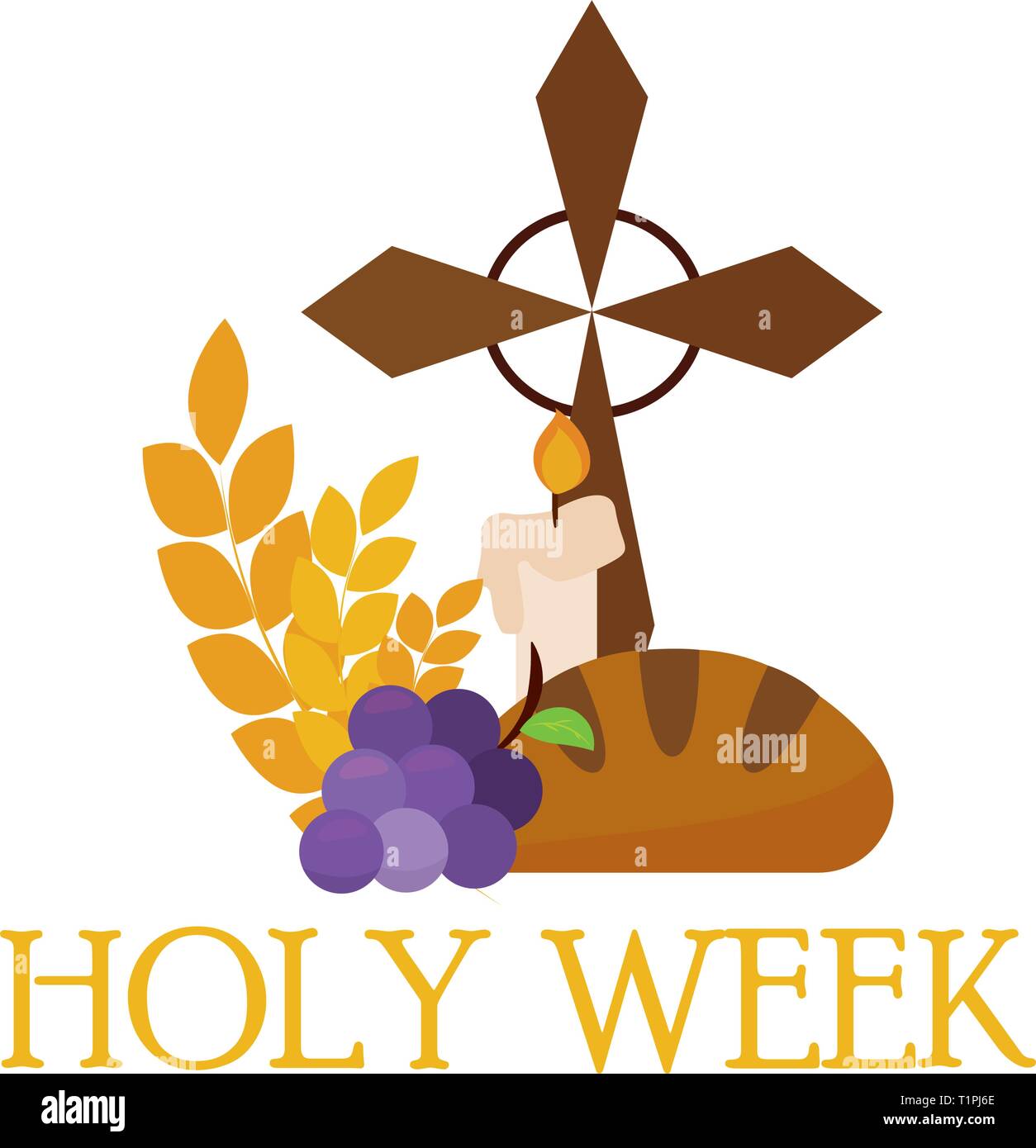 Holy week background Stock Vector Image & Art - Alamy