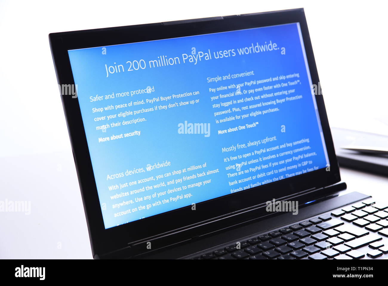 Paypal Credit Card Stock Photos Paypal Credit Card Stock Images