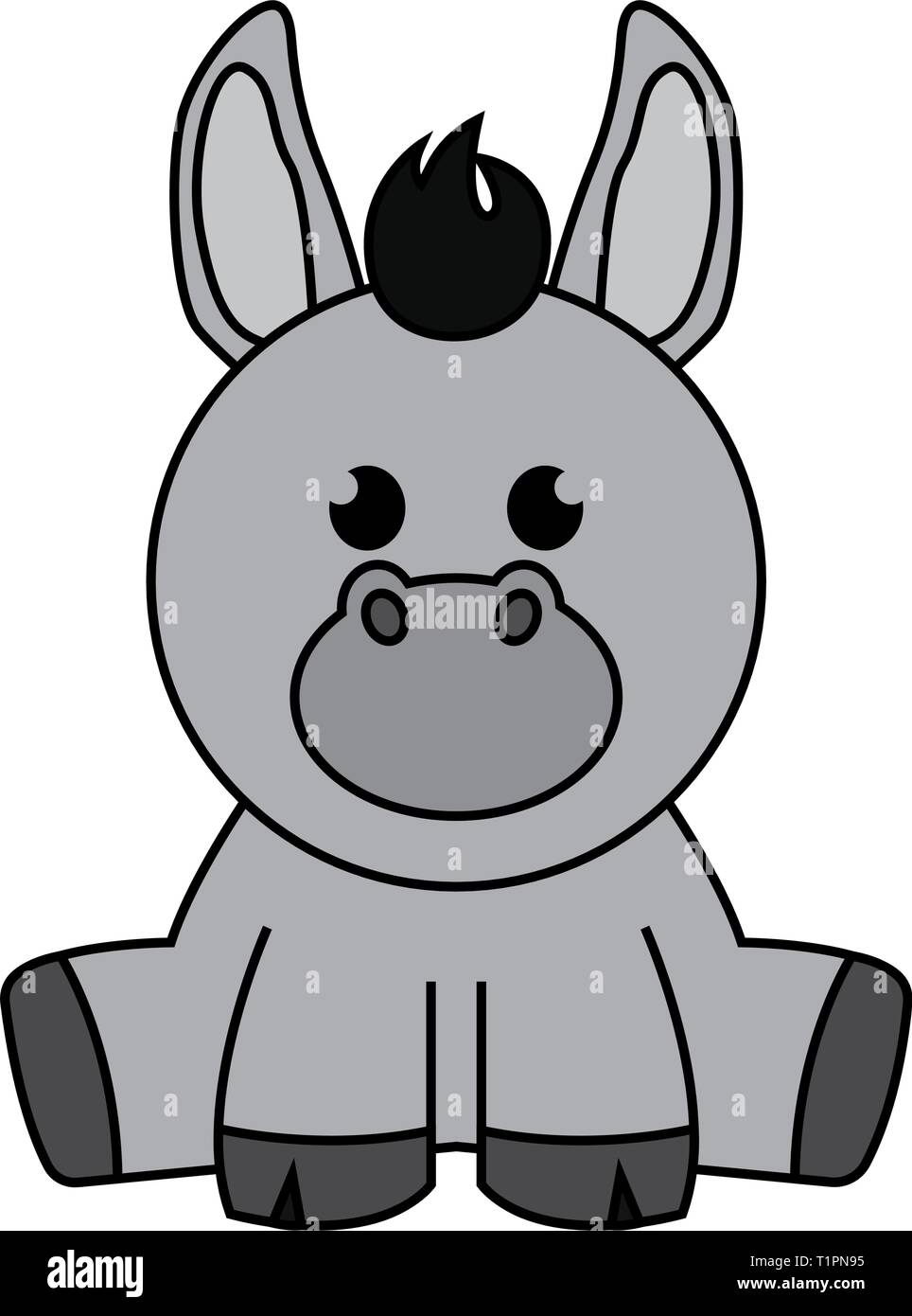 Sad Donkey Vector Images (56)