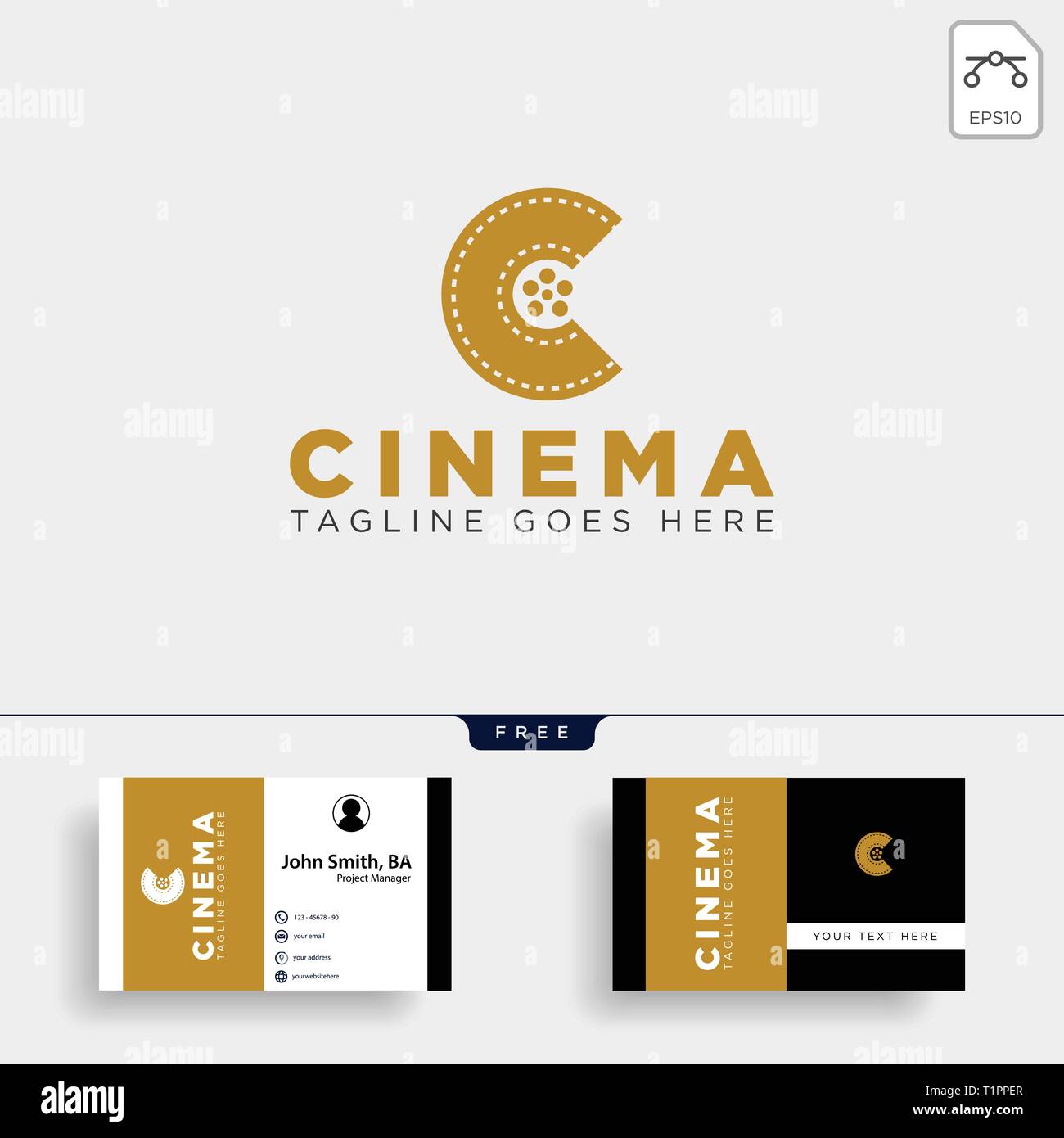 minimal letter C black color simple logo template vector illustration ...