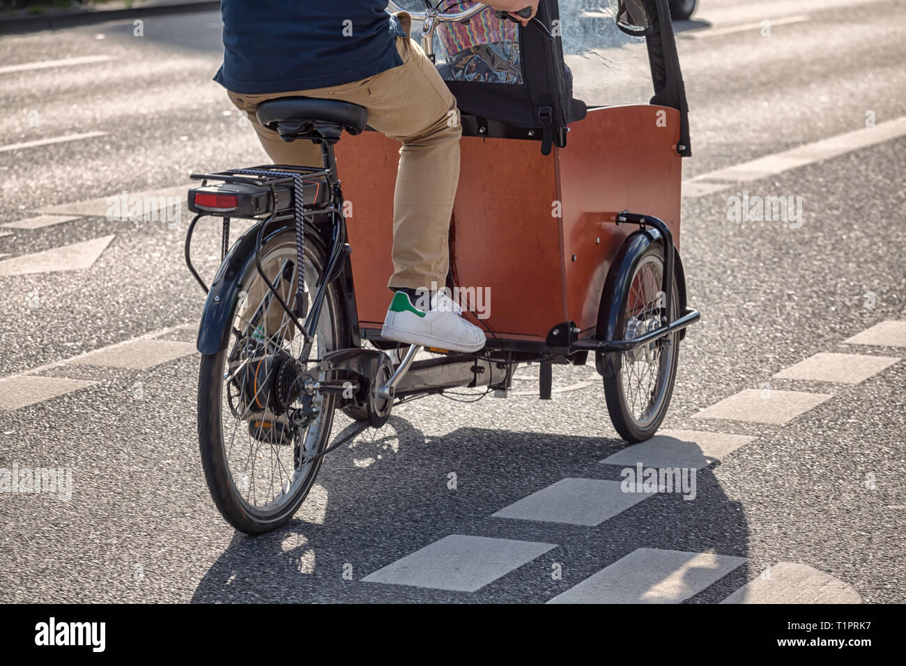 Cargo Bike Child High Resolution Stock Photography and Images - Alamy
