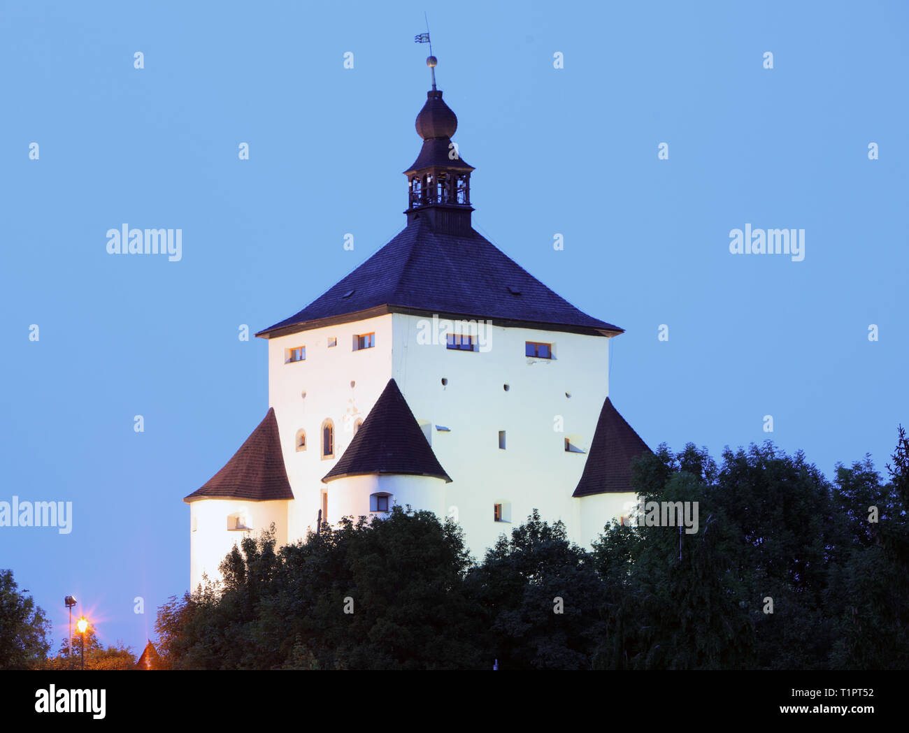 New castle in Banska Stiavnica, Slovakia Stock Photo