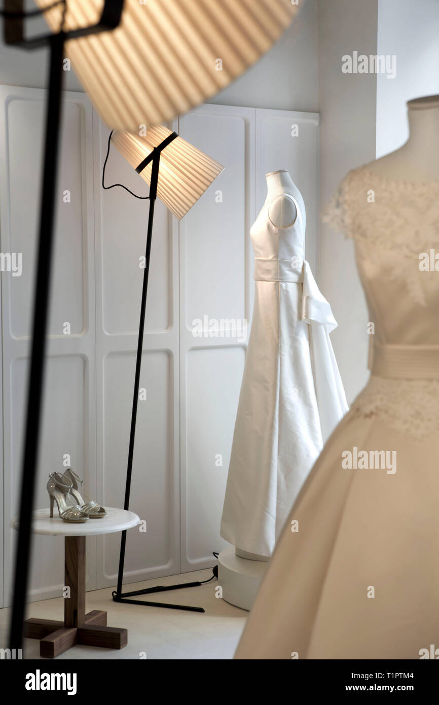 Wedding dresses hi-res stock 