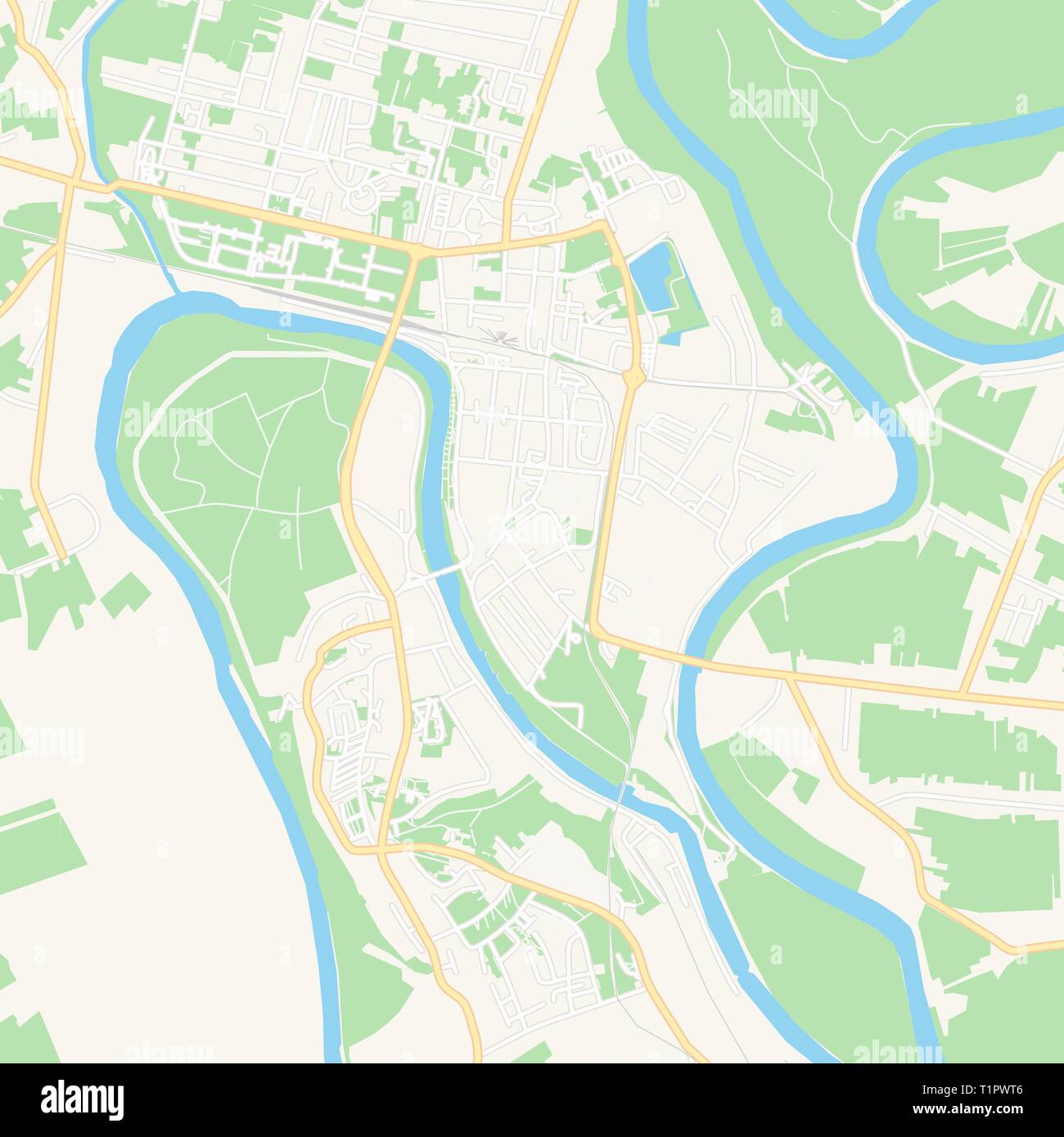 Croatia Map Outline Vector High Resolution Stock Photography and Images