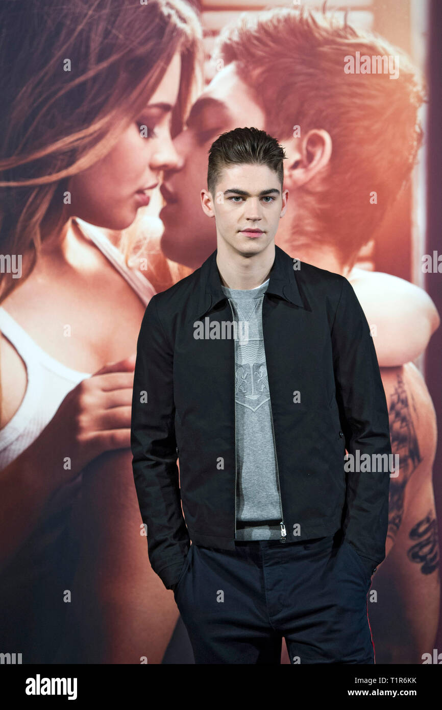 Madrid Spanien 26th Mar 19 Hero Fiennes Tiffin At The Photocall For The Movie After Aqui Empieza Todo After Passion At The Hotel Vp Plaza Espana Design Madrid 26 03 19 Usage Worldwide Credit