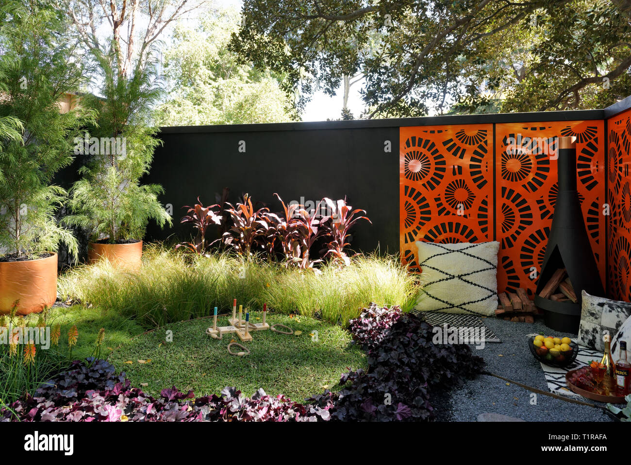 Melbourne Australia 28th March 2019 Garden Display At The 2019