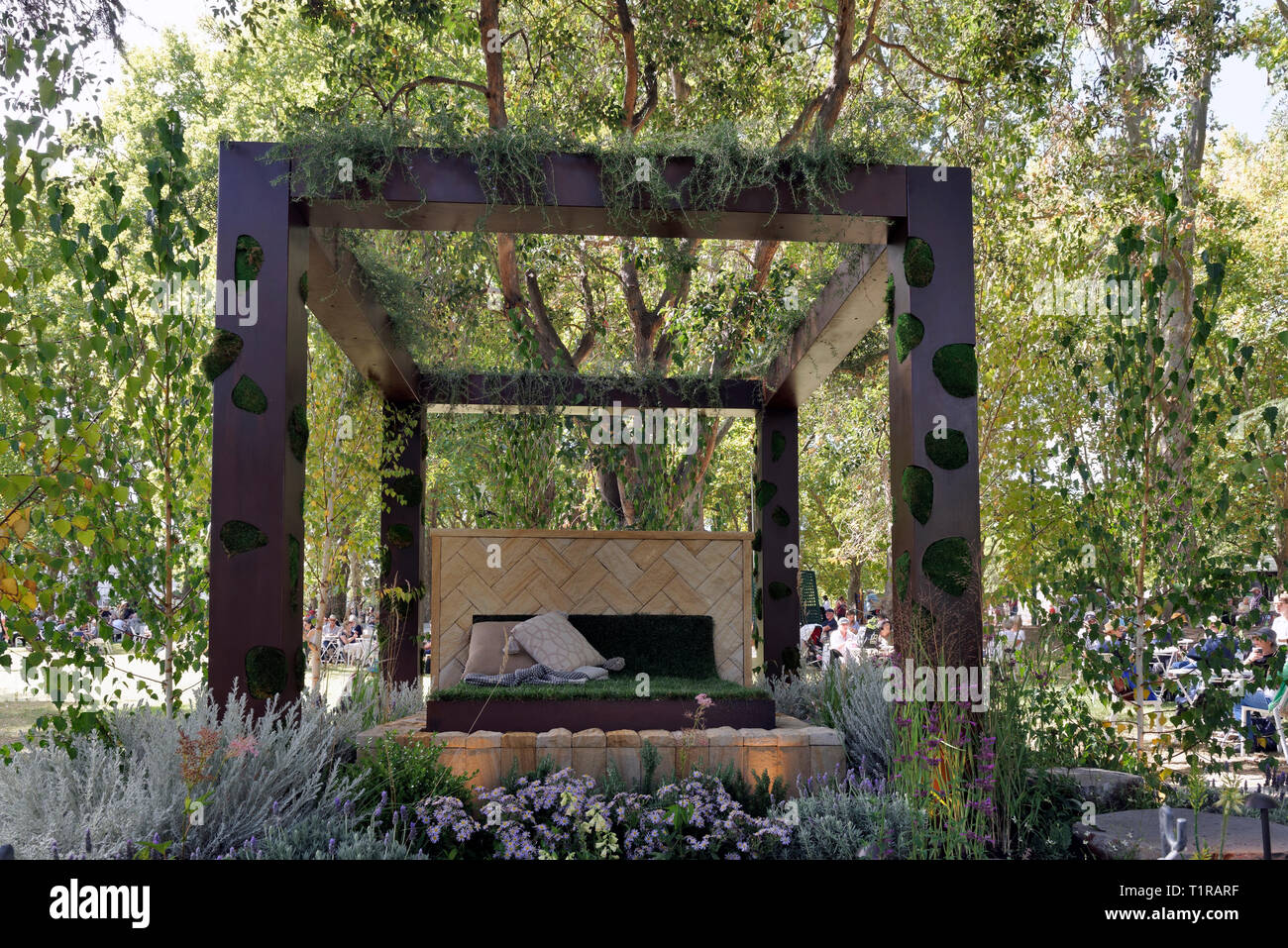 Melbourne Australia 28th March 2019 Garden Display At The 2019