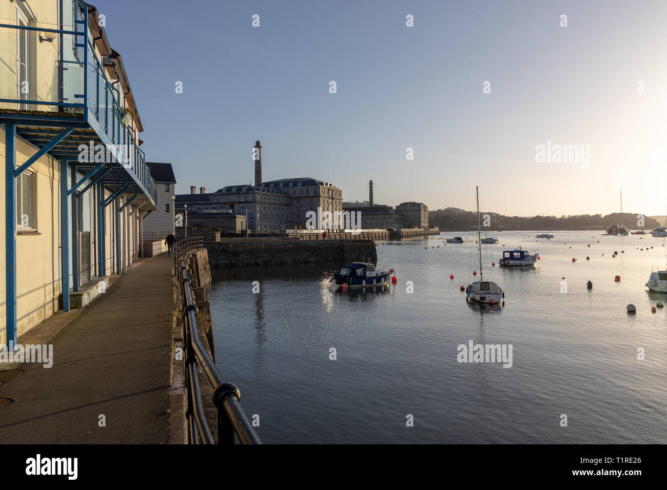 King William Yard, Plymouth, Devon, UK Stock Photo Alamy