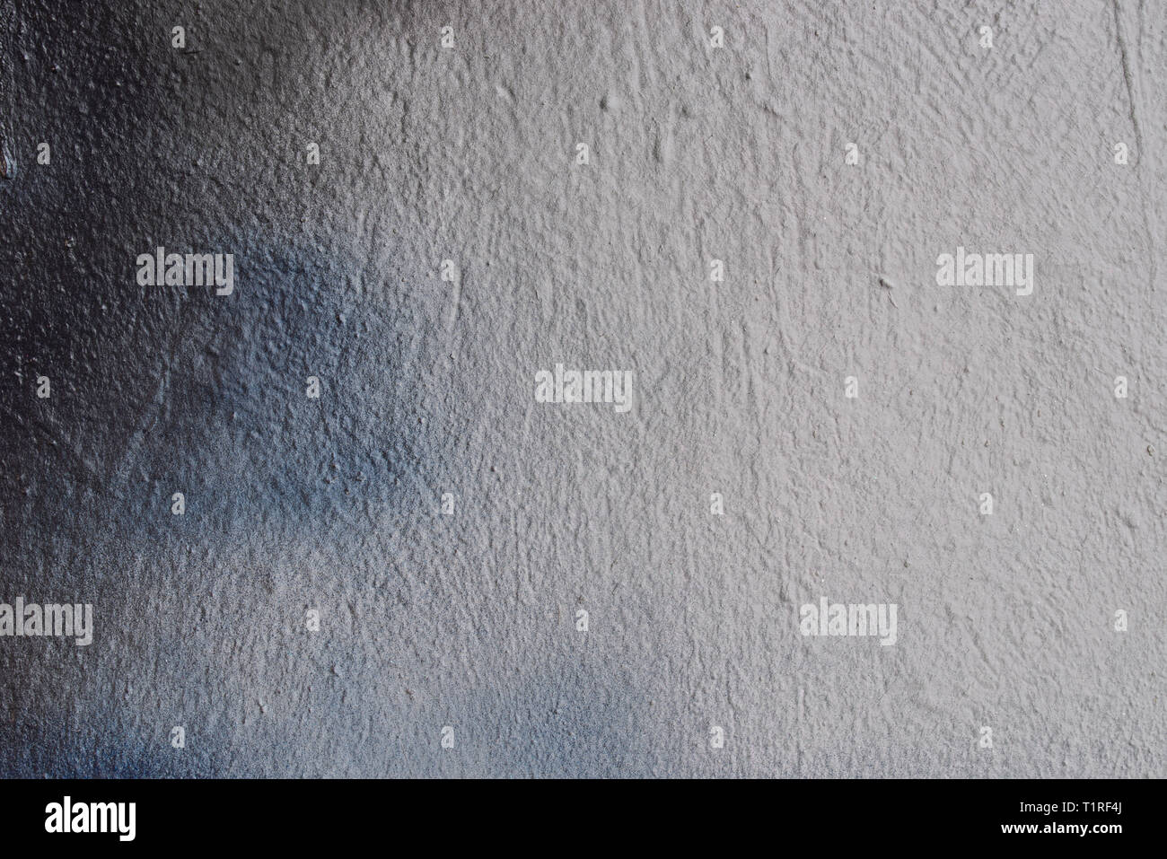 silver color painted obsolete  wall background texture Stock Photo