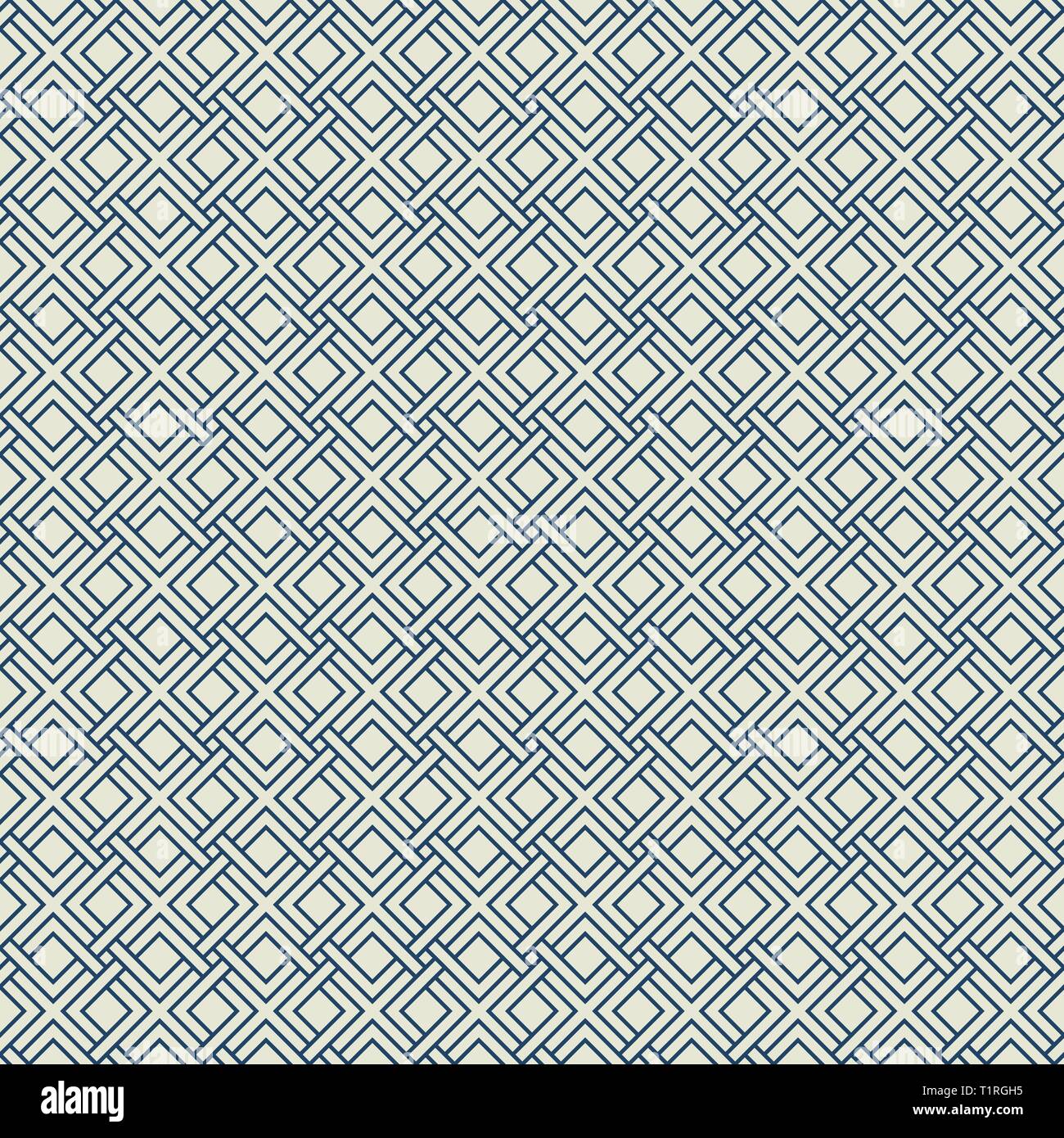 Abstract modern square pattern design of seamless background. You can use for trendy style of cover, ad, print, artwork. illustration vector eps10 Stock Vector