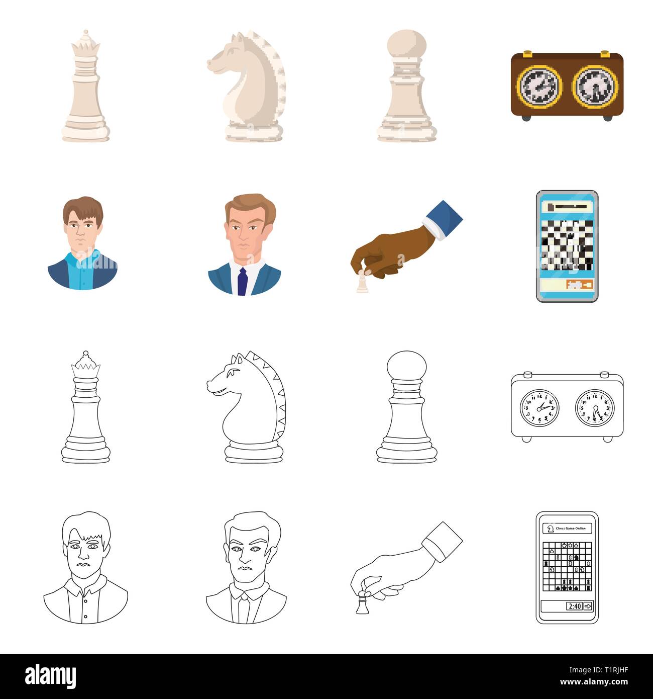 queen,knight,pawn,clock,man,hand,mobile,board,horse,timer,face,businessman,app,white,speed,male,profile,concept,phone,mate,figure,young,business,technology,check,head,counter,button,guy,African,checkmate,thin,club,target,chess,game,piece,strategy,tactical,play,set,vector,icon,illustration,isolated,collection,design,element,graphic,sign Vector Vectors , Stock Vector