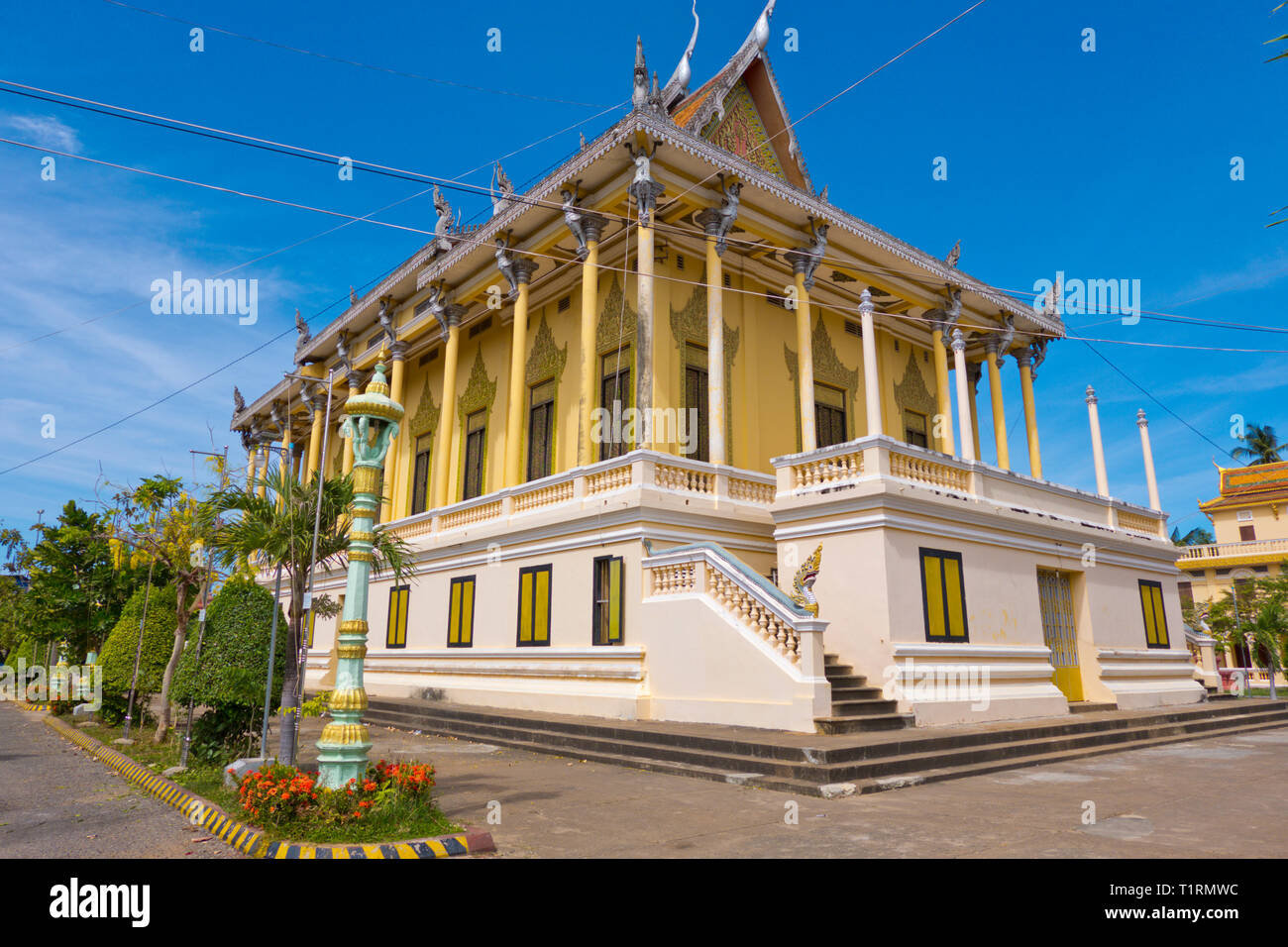 Pagoda Po Veal, Wat Po Veal, Battambang, Cambodia, Asia Stock Photo