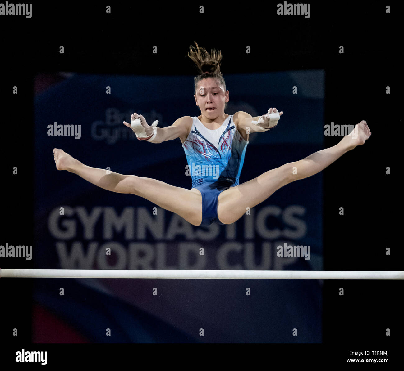 23.03.2019. Resorts World Arena, Birmingham, England. The Gymnastics World Cup 2019 Stock Photo