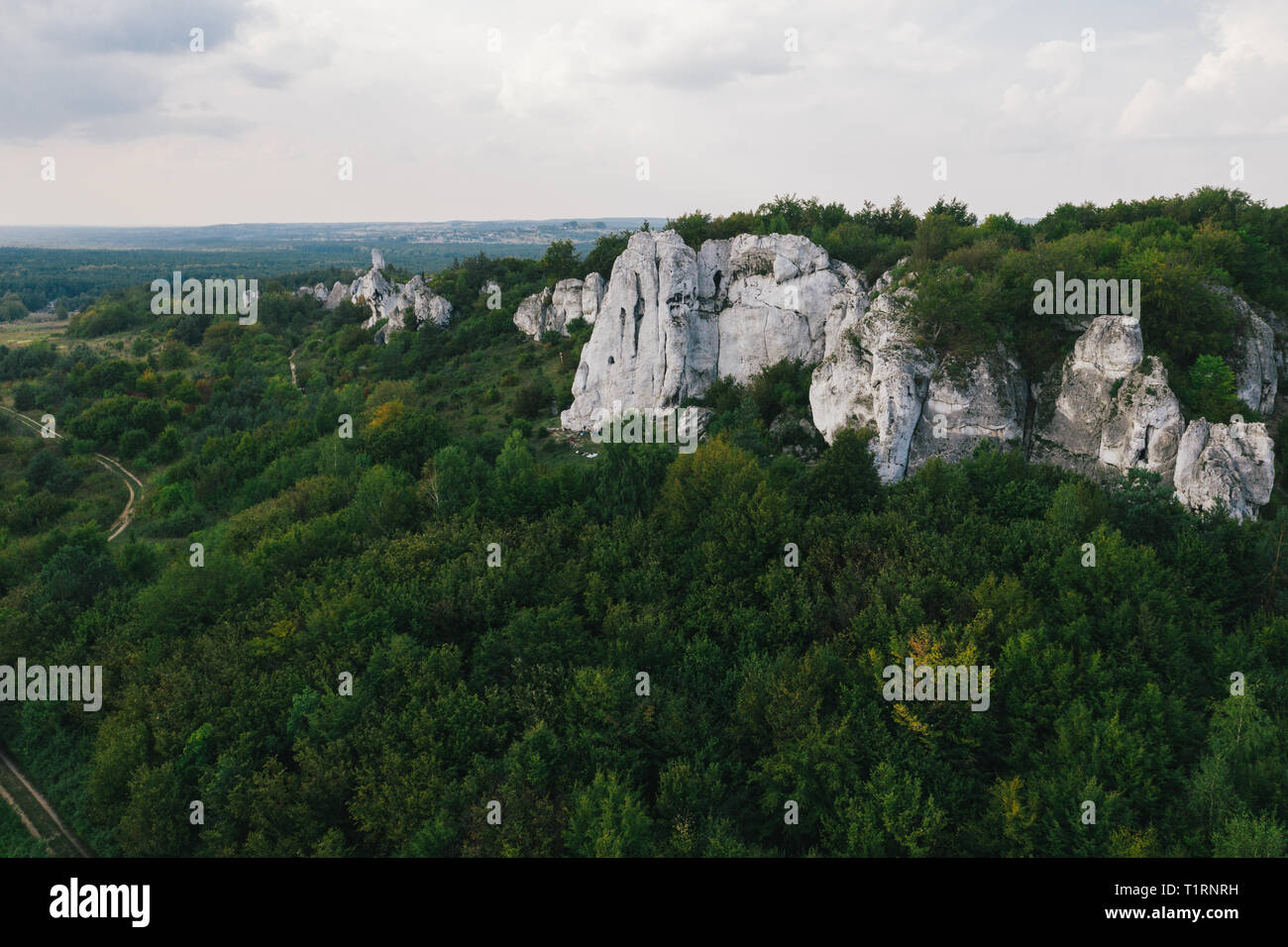 Amazing Polish limestone rocks of so called Jurassic Highland Stock ...