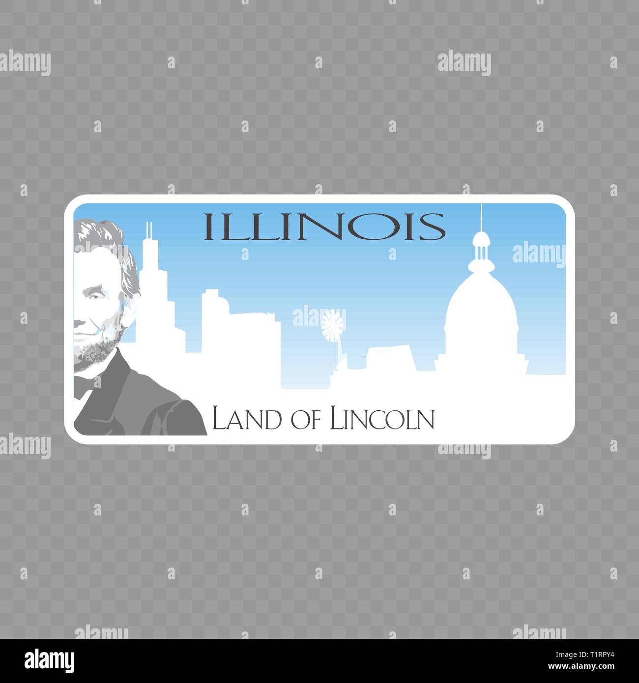 Illinois license plate hires stock photography and images Alamy